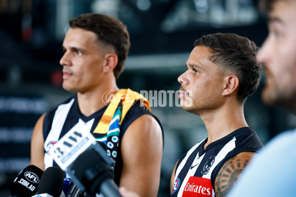 AFL 2025 Media - Collingwood Team Photo Day - A-56857911