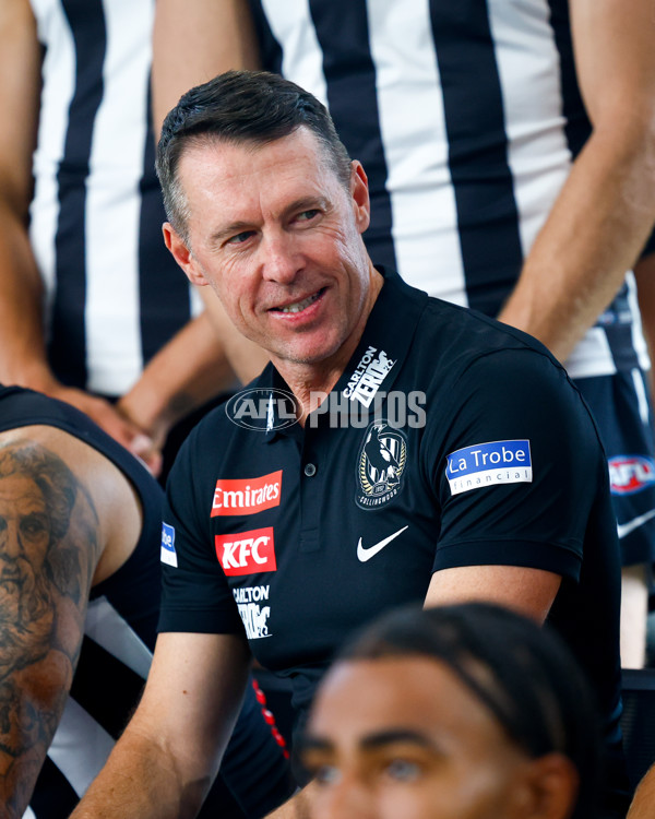AFL 2025 Media - Collingwood Team Photo Day - A-56857917