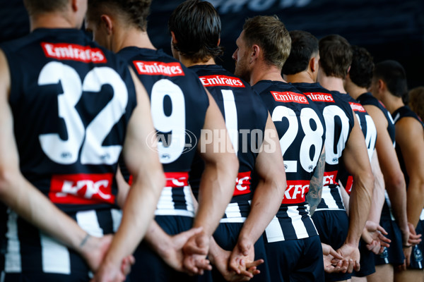 AFL 2025 Media - Collingwood Team Photo Day - A-56857941