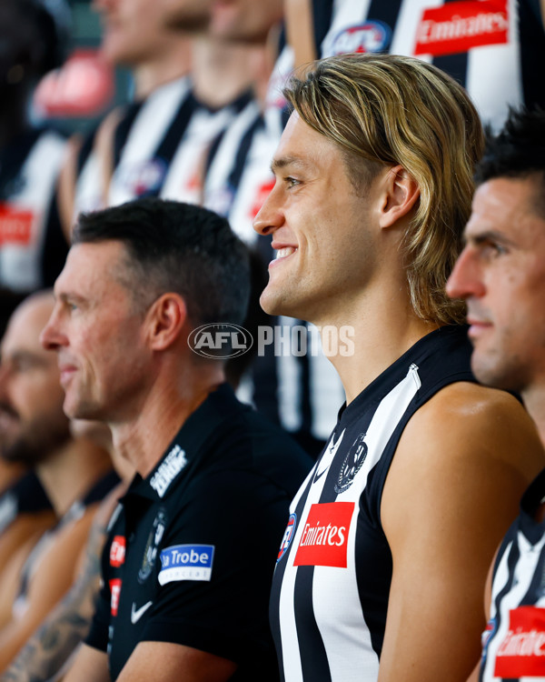 AFL 2025 Media - Collingwood Team Photo Day - A-56858833