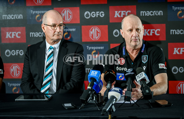 AFL 2025 Media - Port Adelaide Press Conference 120225 - A-57310521