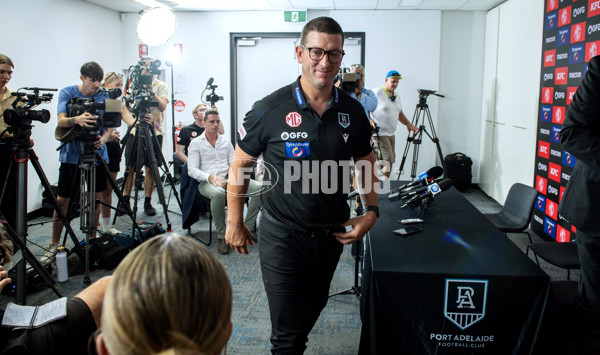 AFL 2025 Media - Port Adelaide Press Conference 120225 - A-57310522