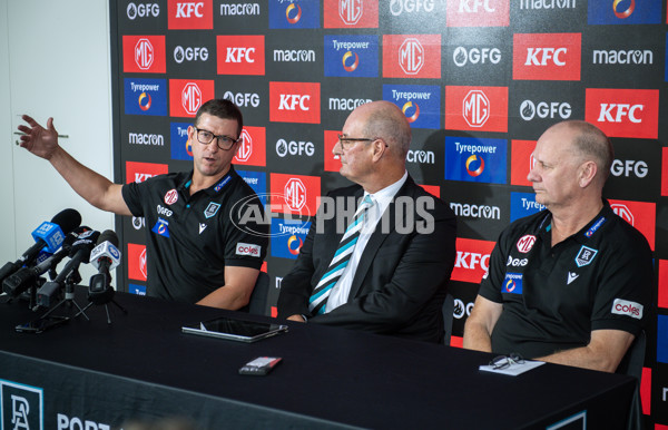 AFL 2025 Media - Port Adelaide Press Conference 120225 - A-57310528
