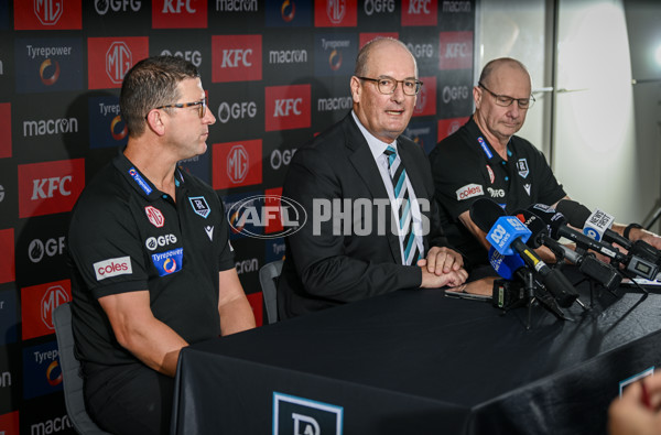AFL 2025 Media - Port Adelaide Press Conference 120225 - A-57311300