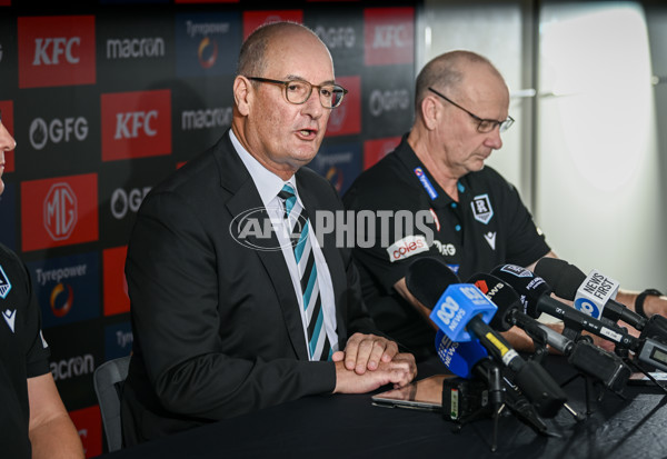 AFL 2025 Media - Port Adelaide Press Conference 120225 - A-57311302