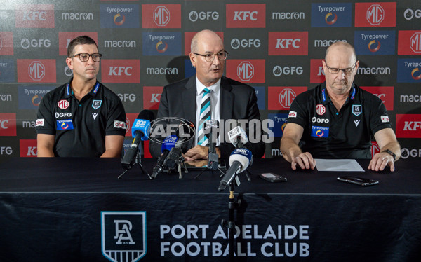 AFL 2025 Media - Port Adelaide Press Conference 120225 - A-57311305
