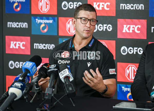 AFL 2025 Media - Port Adelaide Press Conference 120225 - A-57311308