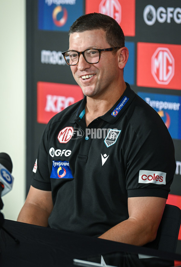 AFL 2025 Media - Port Adelaide Press Conference 120225 - A-57311309