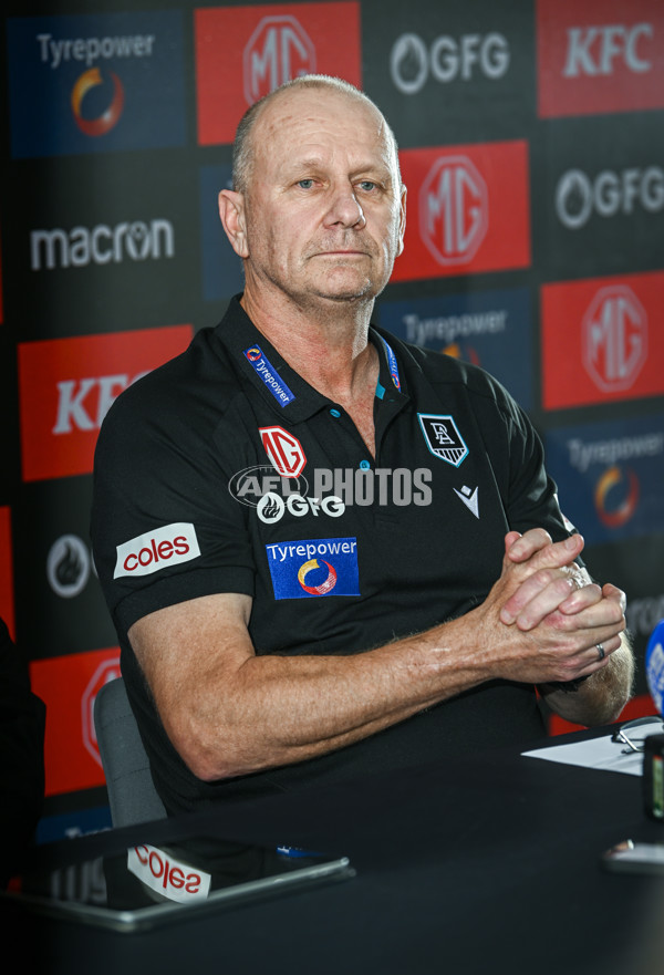 AFL 2025 Media - Port Adelaide Press Conference 120225 - A-57311317