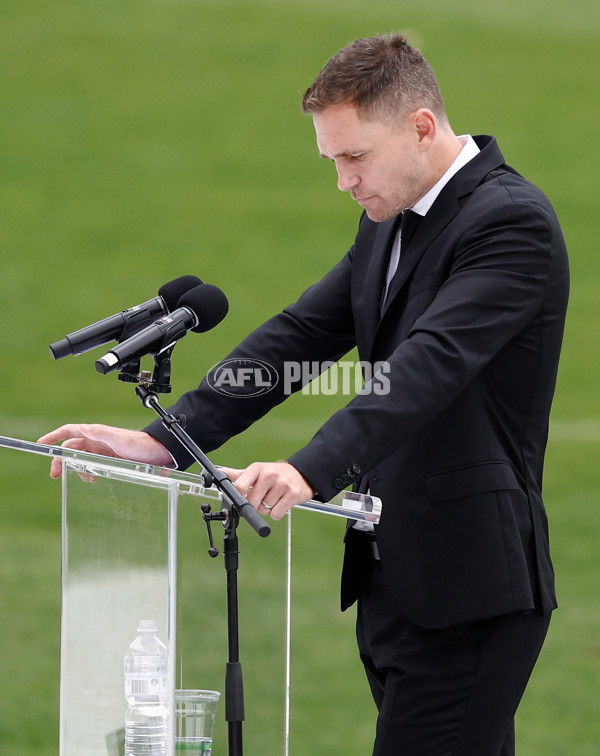 AFL 2025 Media - Troy Selwood Funeral Service - A-57332637