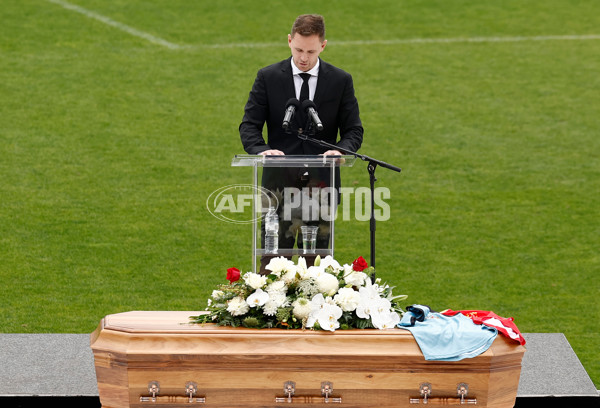 AFL 2025 Media - Troy Selwood Funeral Service - A-57332640