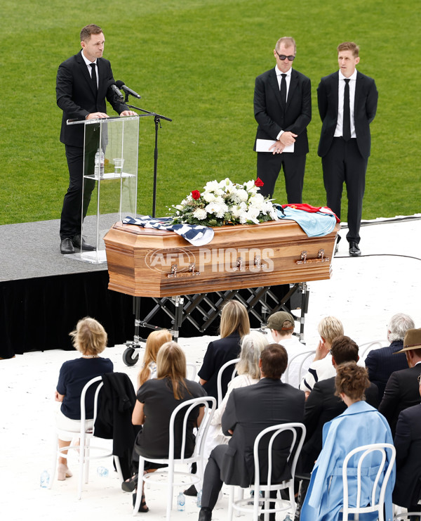 AFL 2025 Media - Troy Selwood Funeral Service - A-57423652