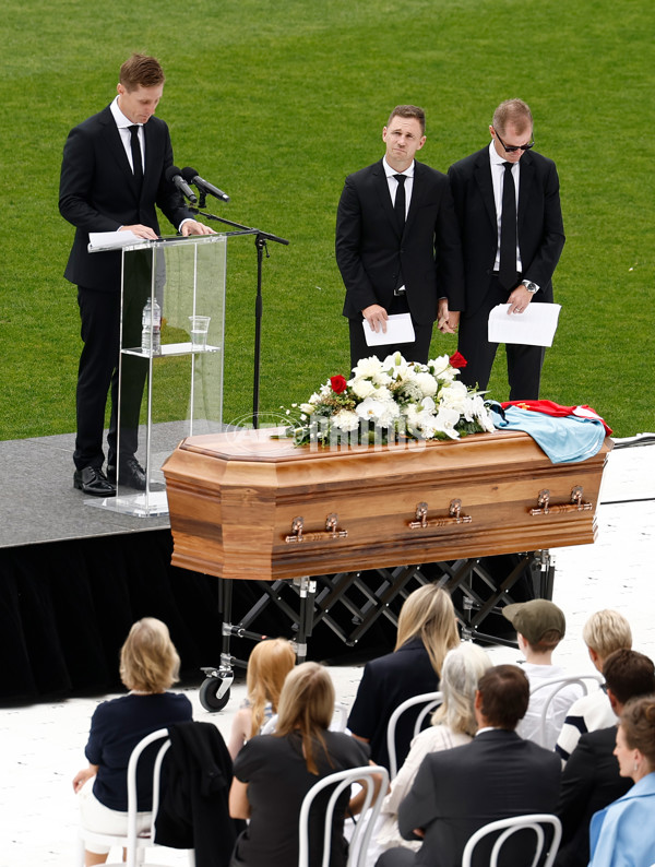 AFL 2025 Media - Troy Selwood Funeral Service - A-57430295