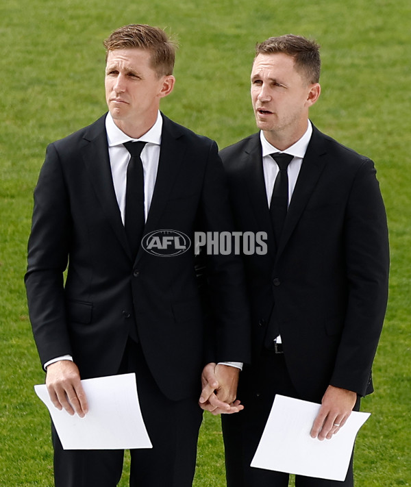 AFL 2025 Media - Troy Selwood Funeral Service - A-57432575