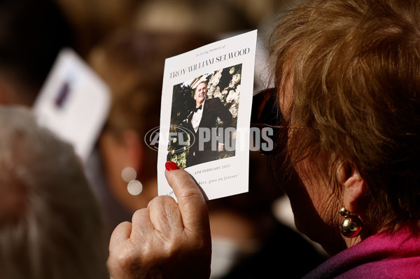 AFL 2025 Media - Troy Selwood Funeral Service - A-57433454