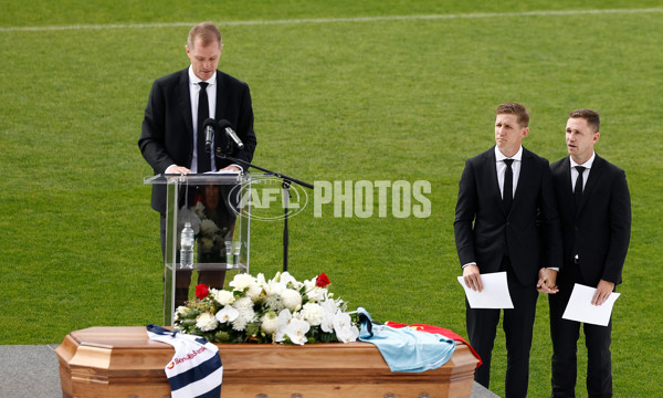 AFL 2025 Media - Troy Selwood Funeral Service - A-57442588