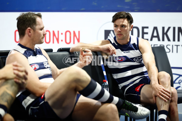 AFL 2025 Media - Geelong Team Photo Day - A-57531414