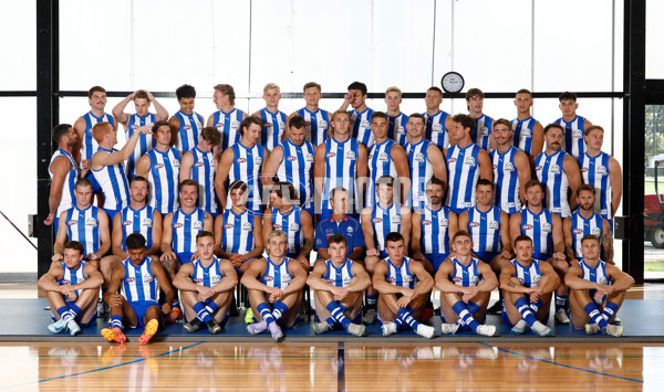 AFL 2025 Media - Noerth Melbourne Team Photo Day - A-57550841