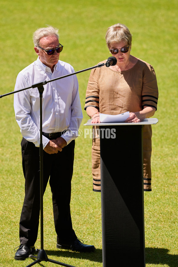 AFL 2025 Media - Adam Hunter Funeral Service - A-57564393