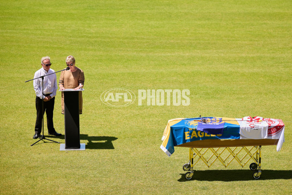 AFL 2025 Media - Adam Hunter Funeral Service - A-57564395