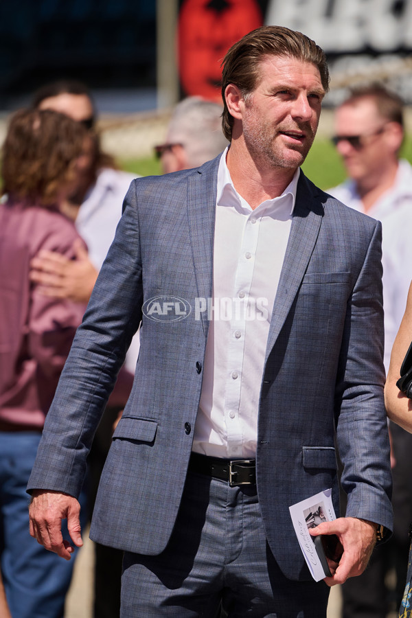 AFL 2025 Media - Adam Hunter Funeral Service - A-57564627