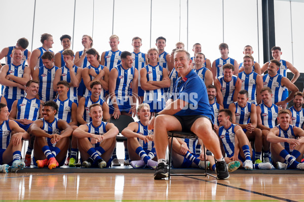 AFL 2025 Media - North Melbourne Team Photo Day - A-57576741