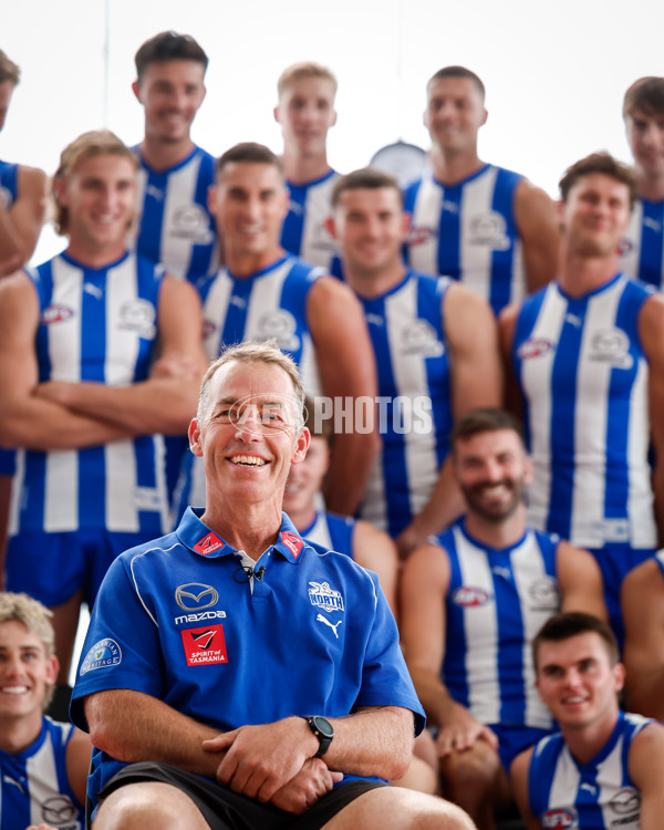 AFL 2025 Media - North Melbourne Team Photo Day - A-57577308