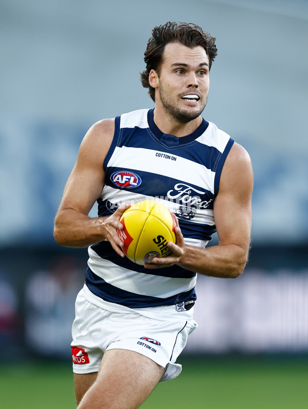 AFL 2025 AAMI Community Series - Geelong v Essendon - A-57585316