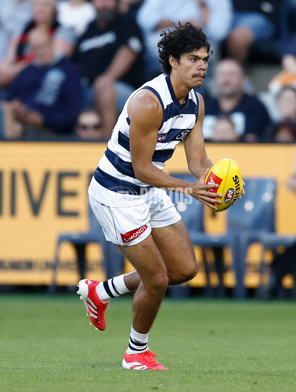 AFL 2025 AAMI Community Series - Geelong v Essendon - A-57586173