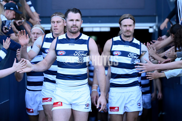 AFL 2025 AAMI Community Series - Geelong v Essendon - A-57586203