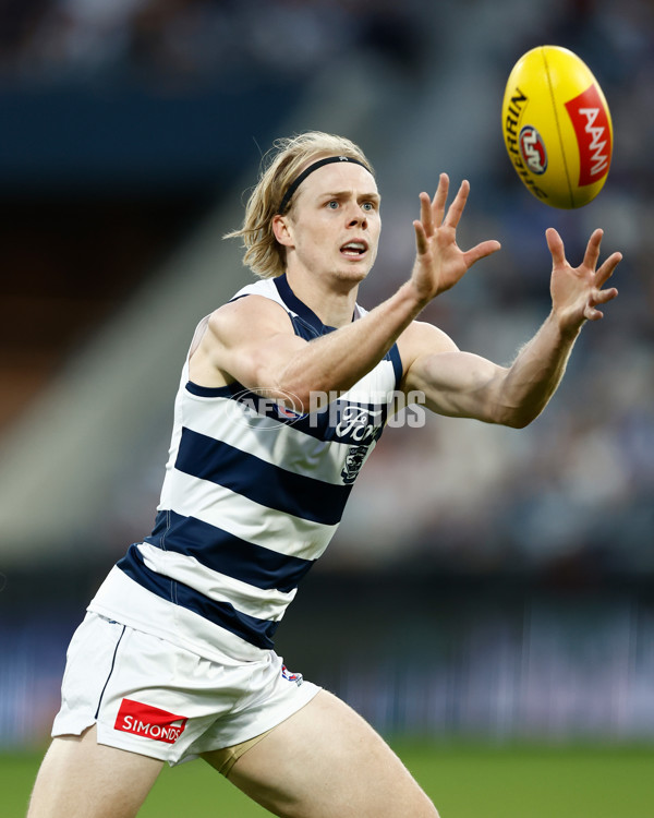 AFL 2025 AAMI Community Series - Geelong v Essendon - A-57586217