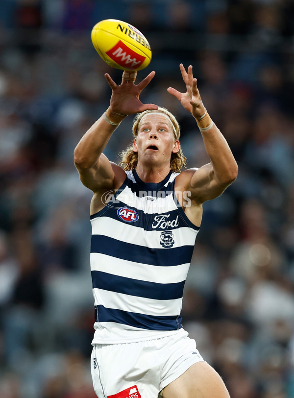 AFL 2025 AAMI Community Series - Geelong v Essendon - A-57586218