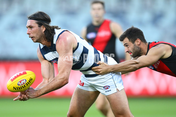 AFL 2025 AAMI Community Series - Geelong v Essendon - A-57586250