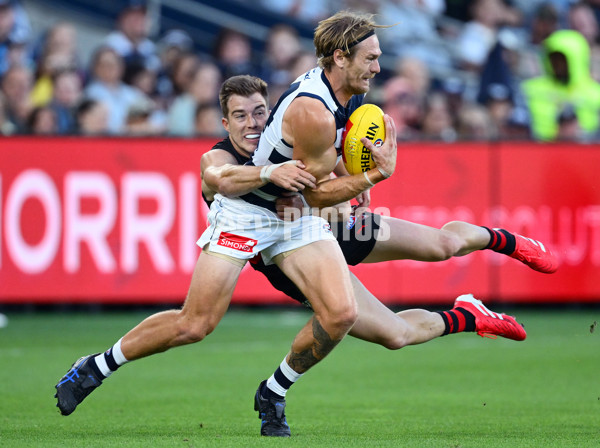 AFL 2025 AAMI Community Series - Geelong v Essendon - A-57586253