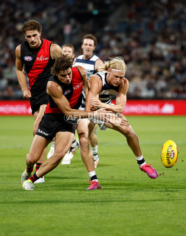 AFL 2025 AAMI Community Series - Geelong v Essendon - A-57587579