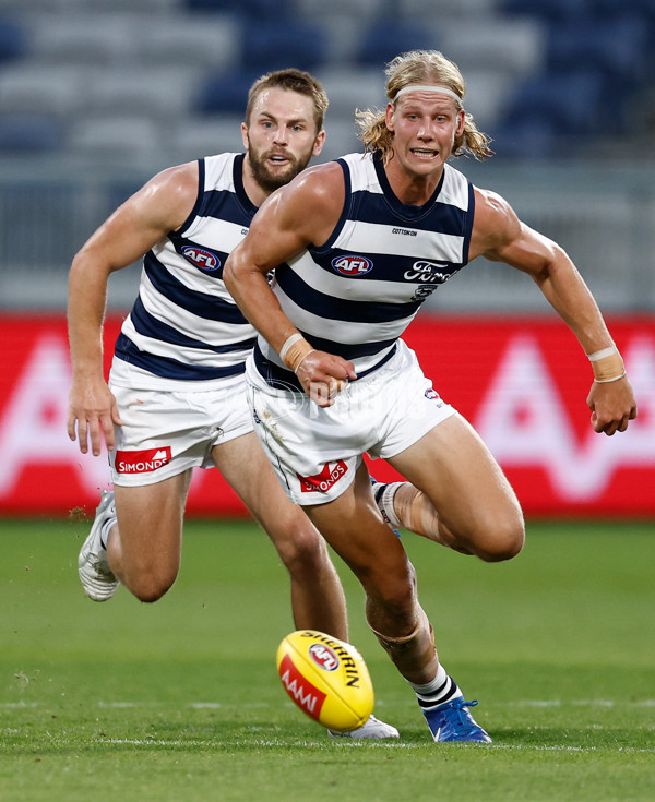 AFL 2025 AAMI Community Series - Geelong v Essendon - A-57587587