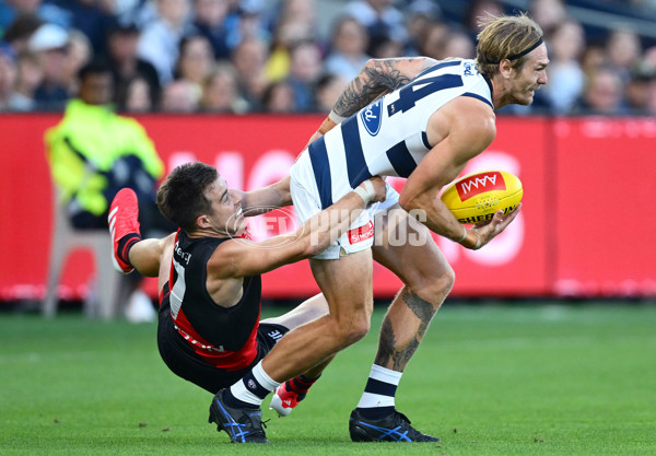 AFL 2025 AAMI Community Series - Geelong v Essendon - A-57587618