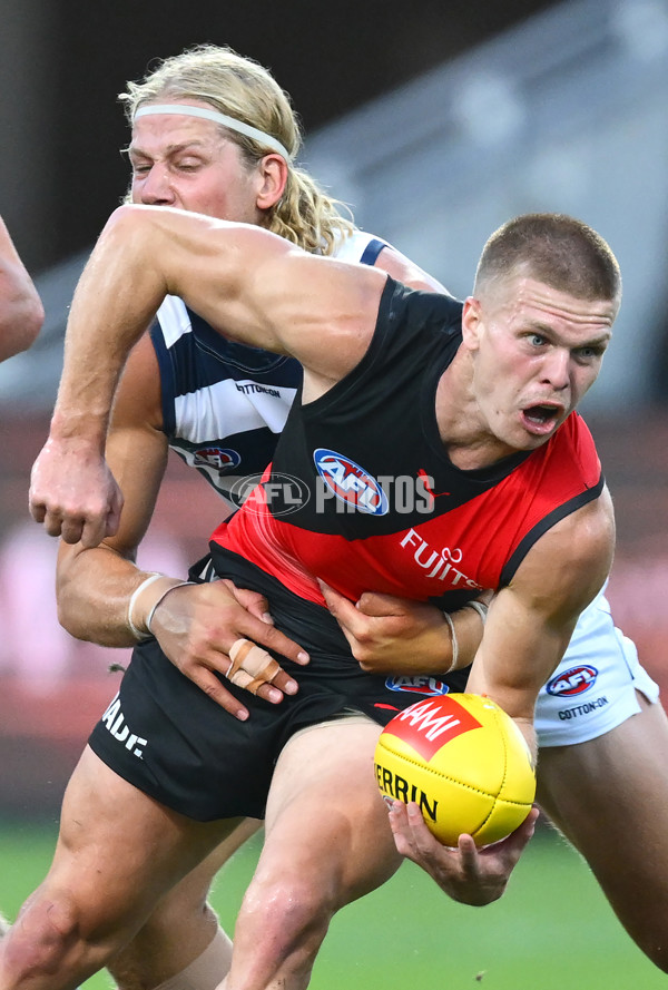 AFL 2025 AAMI Community Series - Geelong v Essendon - A-57587619