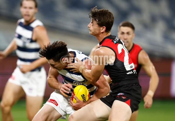AFL 2025 AAMI Community Series - Geelong v Essendon - A-57588990