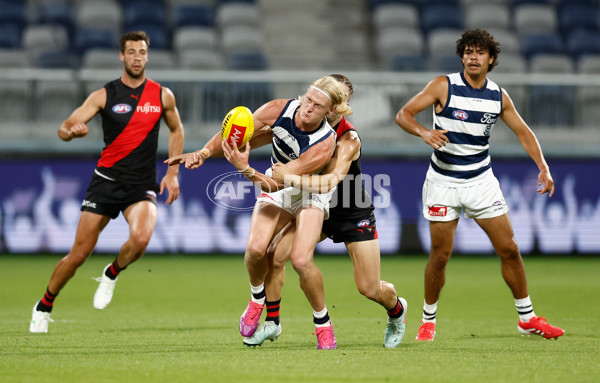 AFL 2025 AAMI Community Series - Geelong v Essendon - A-57589022