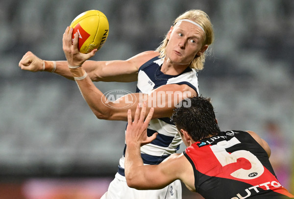 AFL 2025 AAMI Community Series - Geelong v Essendon - A-57589054