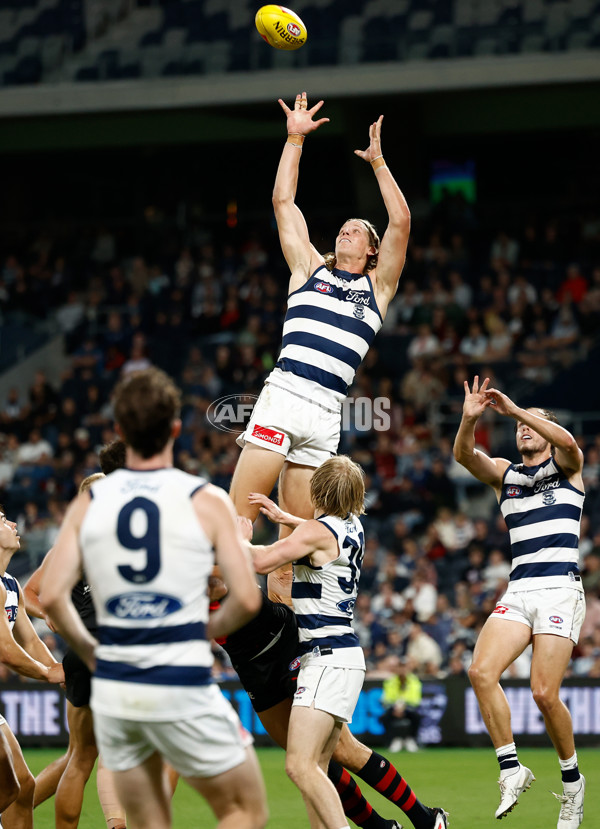 AFL 2025 AAMI Community Series - Geelong v Essendon - A-57589069