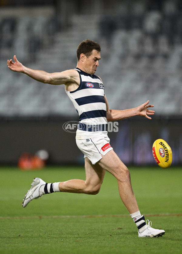 AFL 2025 AAMI Community Series - Geelong v Essendon - A-57589998