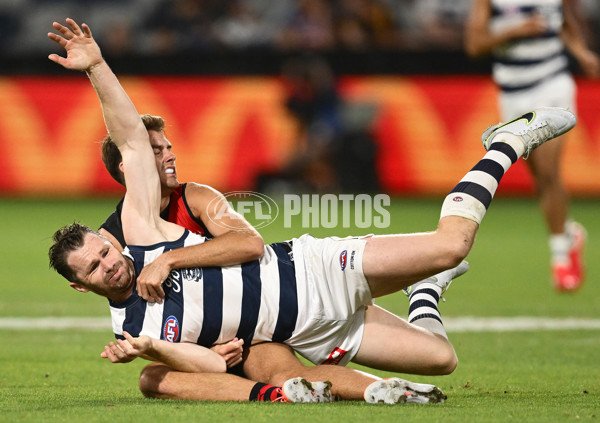 AFL 2025 AAMI Community Series - Geelong v Essendon - A-57590032