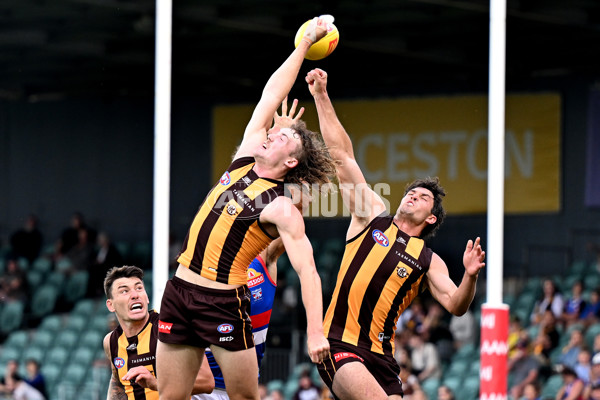 AFL 2025 AAMI Community Series - Hawthorn v Western Bulldogs - A-57607032