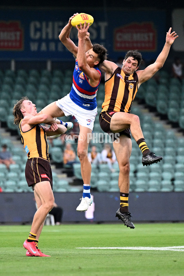 AFL 2025 AAMI Community Series - Hawthorn v Western Bulldogs - A-57607051