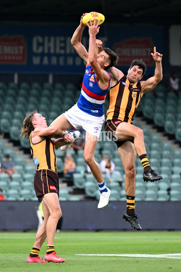 AFL 2025 AAMI Community Series - Hawthorn v Western Bulldogs - A-57607052