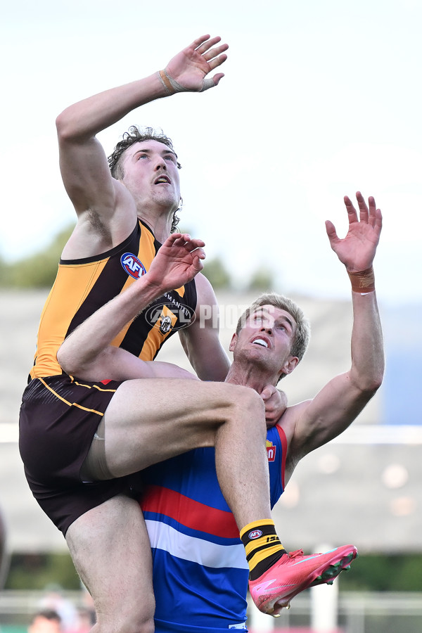 AFL 2025 AAMI Community Series - Hawthorn v Western Bulldogs - A-57607302