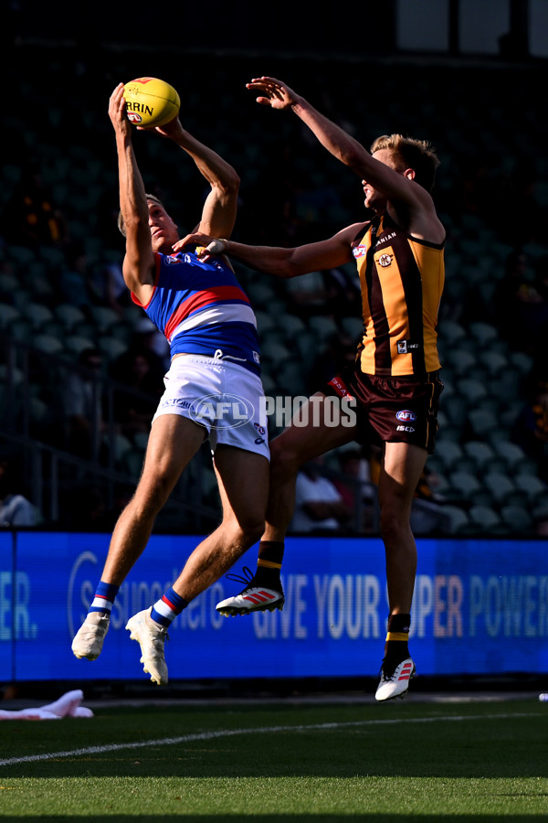 AFL 2025 AAMI Community Series - Hawthorn v Western Bulldogs - A-57610062