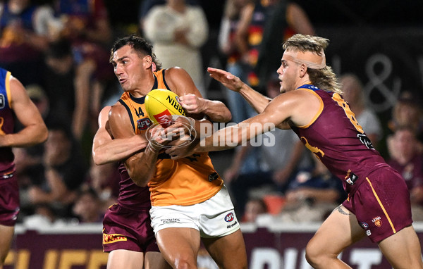 AFL 2025 AAMI Community Series - Brisbane v Adelaide - A-57610614